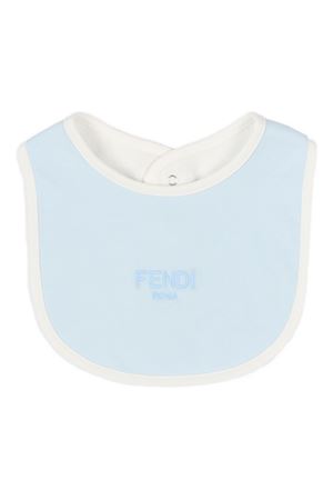 light-blue cotton romper FENDI KIDS | BUK154ST8F19J4